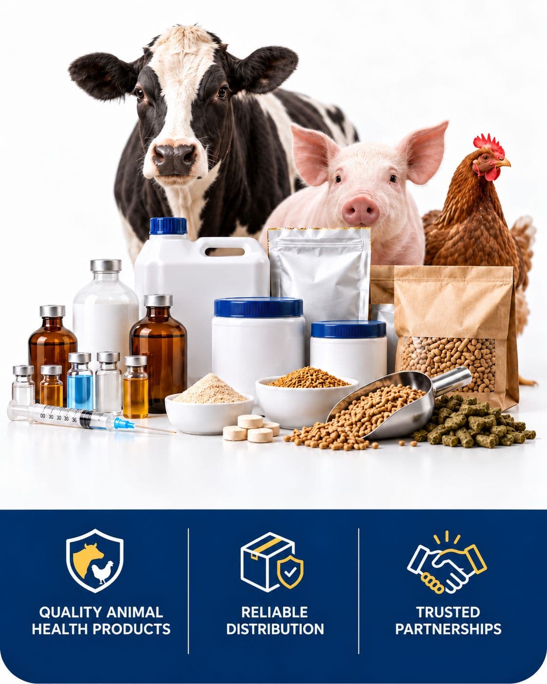 Animal health products distribution