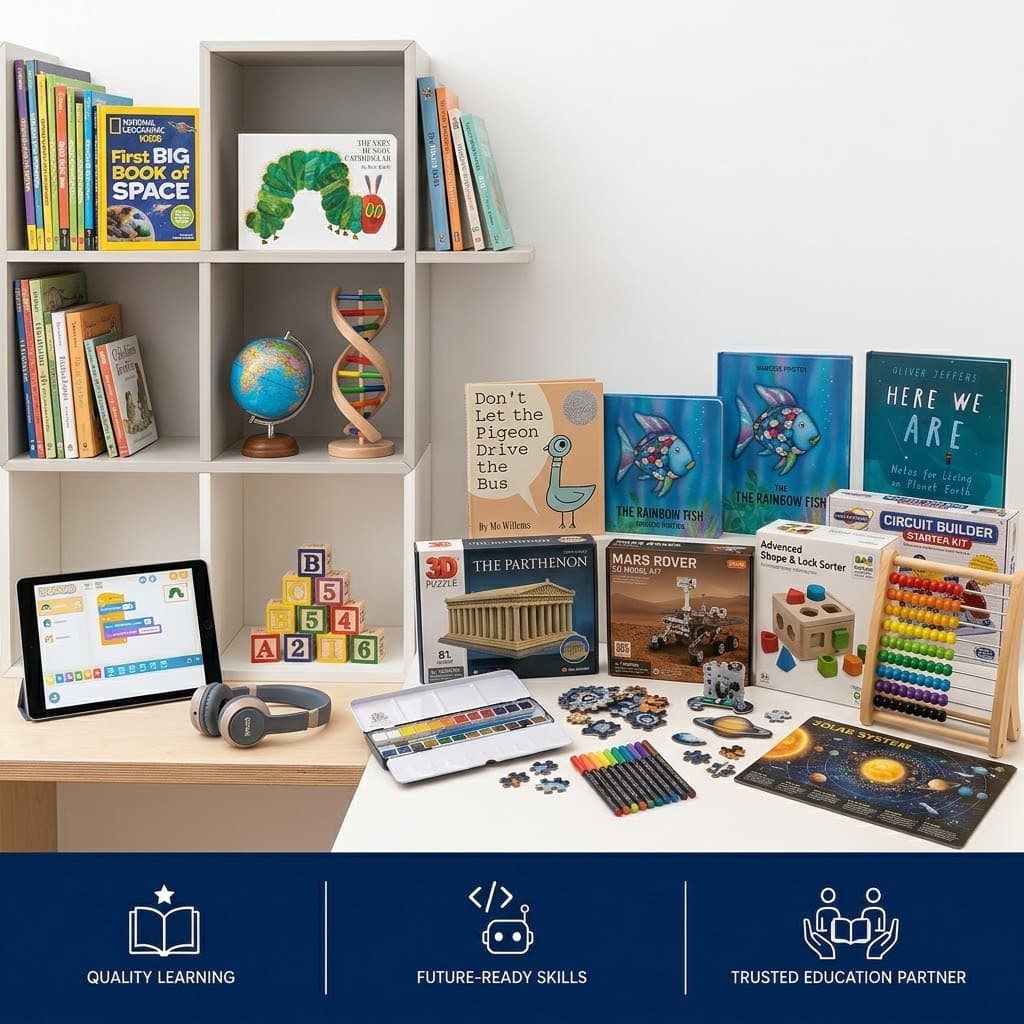 Educational books, ICT, and English language learning materials