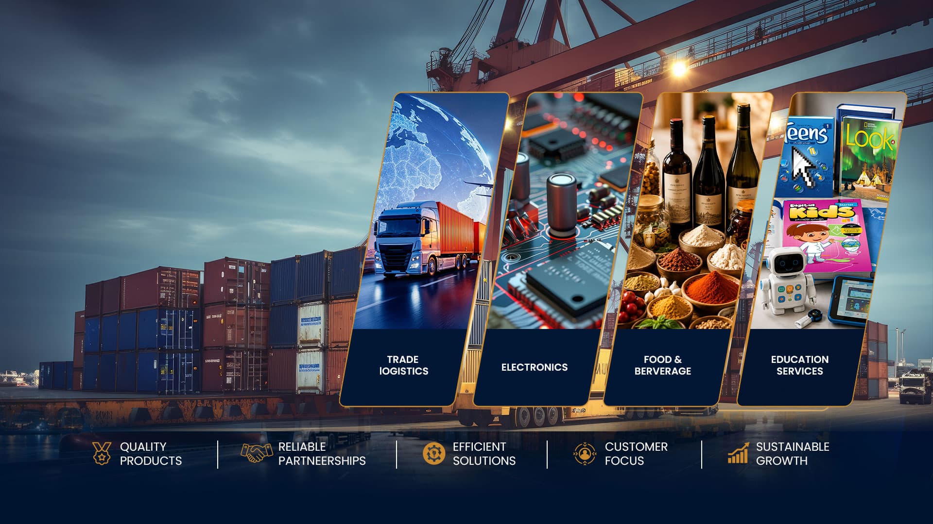 MTKN Thailand multi-sector business operations across trade, electronics, food, and education